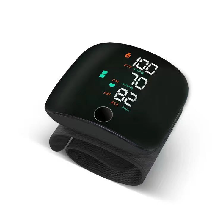 Wrist-Style Rechargeable Blood Pressure Monitor with Voice Announcement