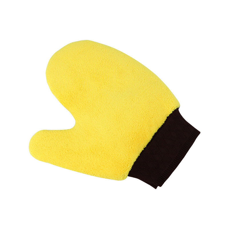 Car Wash Gloves with Coral Fleece
