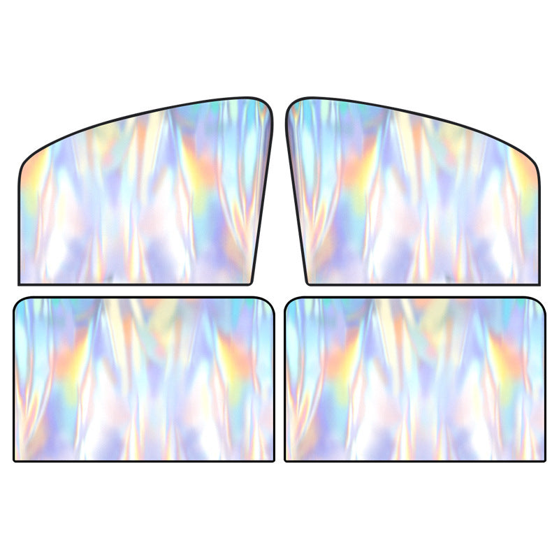 **Laser-Inlaid Magnetic Sunshade Curtain**