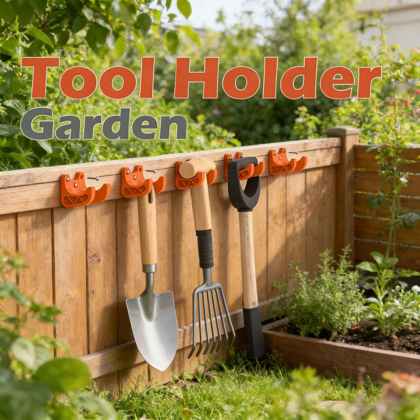 # Gardening Tool Wall-Mounted Storage Rack