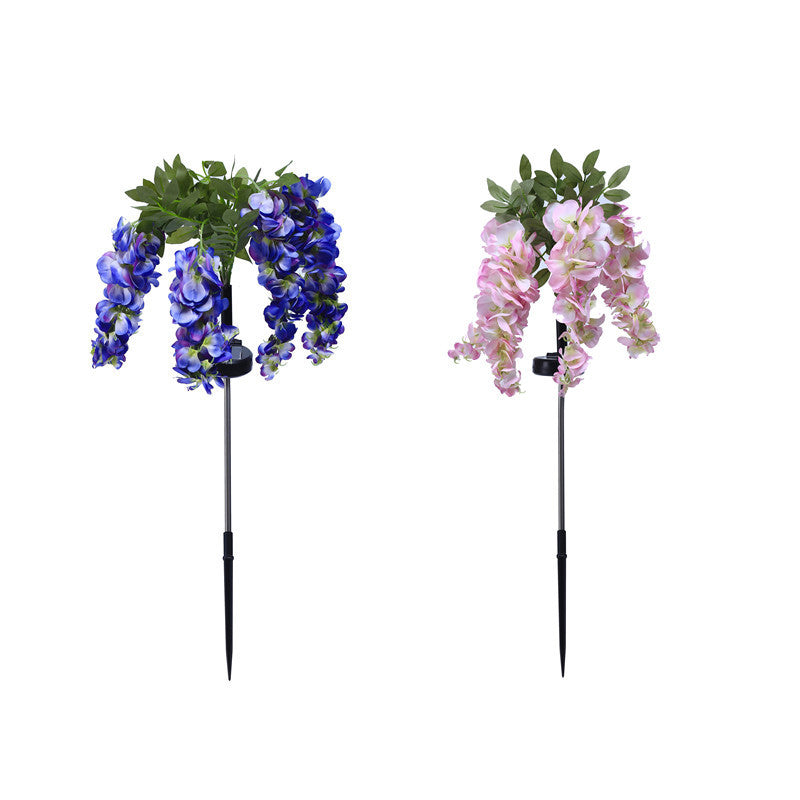 # Solar-Powered Wisteria LED Landscape Light for Courtyards and Lawns