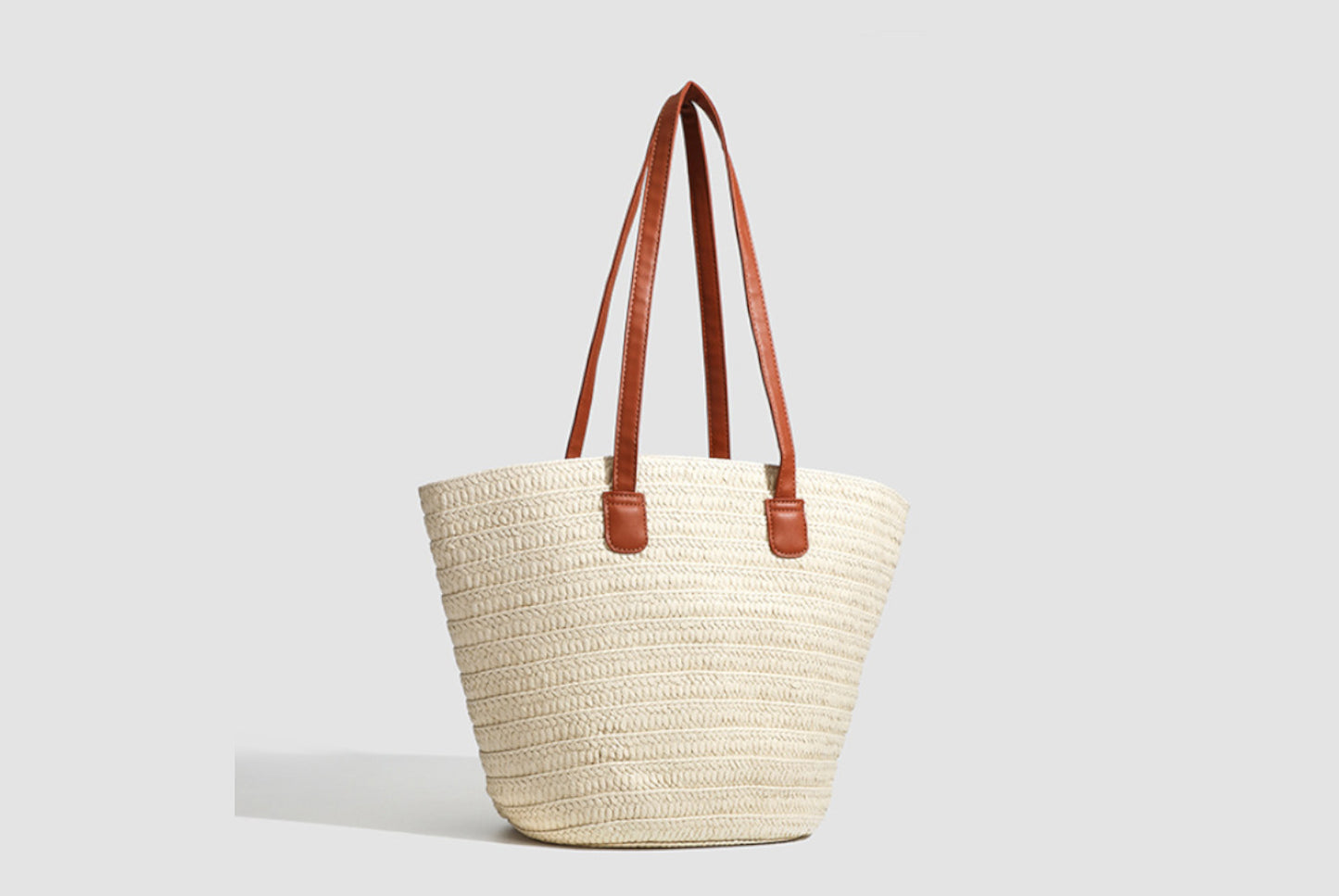 Large-Capacity Straw Tote Bag for Women