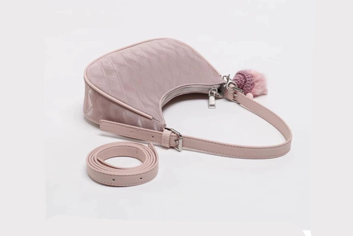 Versatile Crescent-Shaped Shoulder/Crossbody Bag for Women