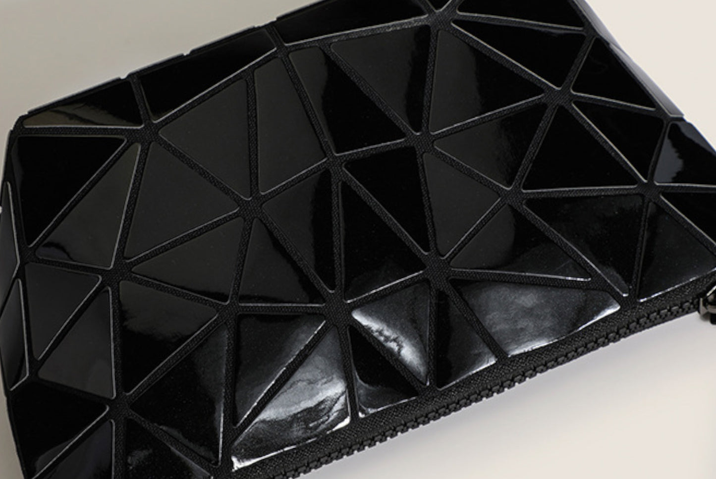 Diamond-patterned Luminous Laser Shoulder/Crossbody Bag