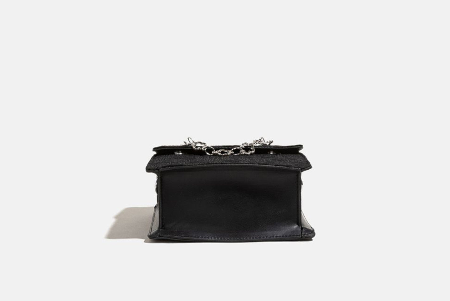 Stylish Black Small Square Shoulder/Crossbody Bag**