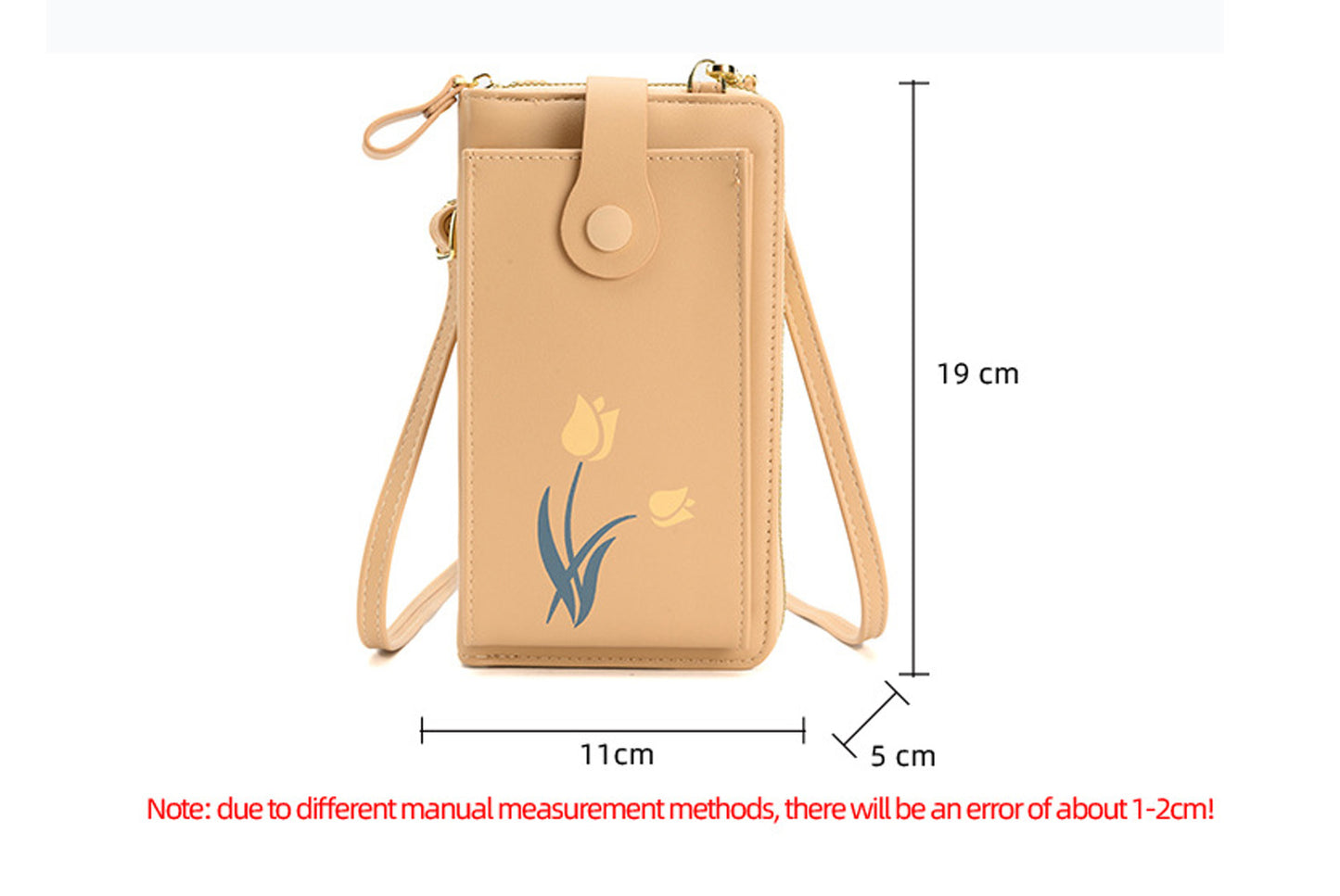 Flower Mini Vertical Phone Bag