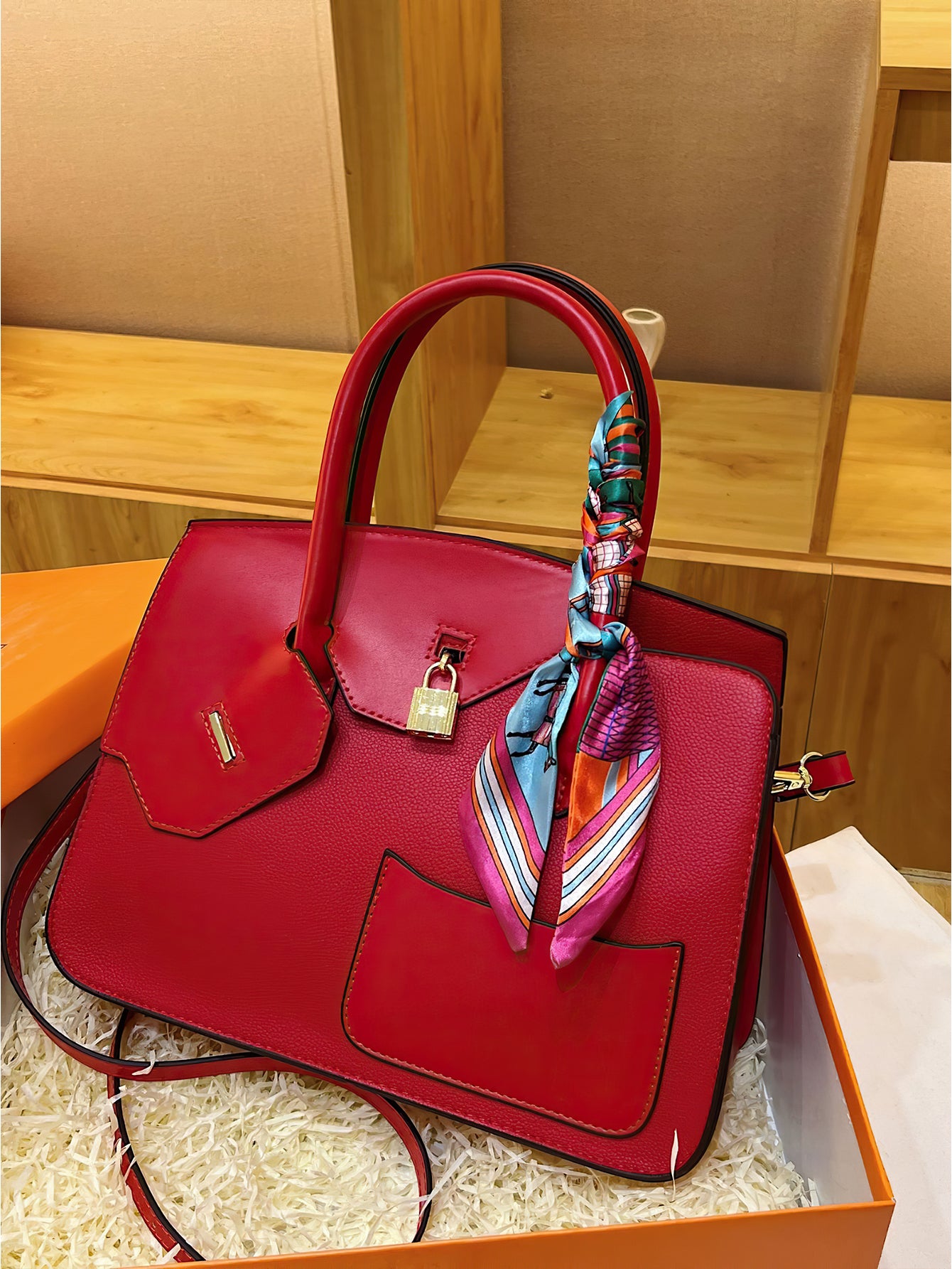 Luxury Croc-Embossed Tote: Spacious Kelly-Style Shoulder Bag with Detachable Strap - 9 Colours