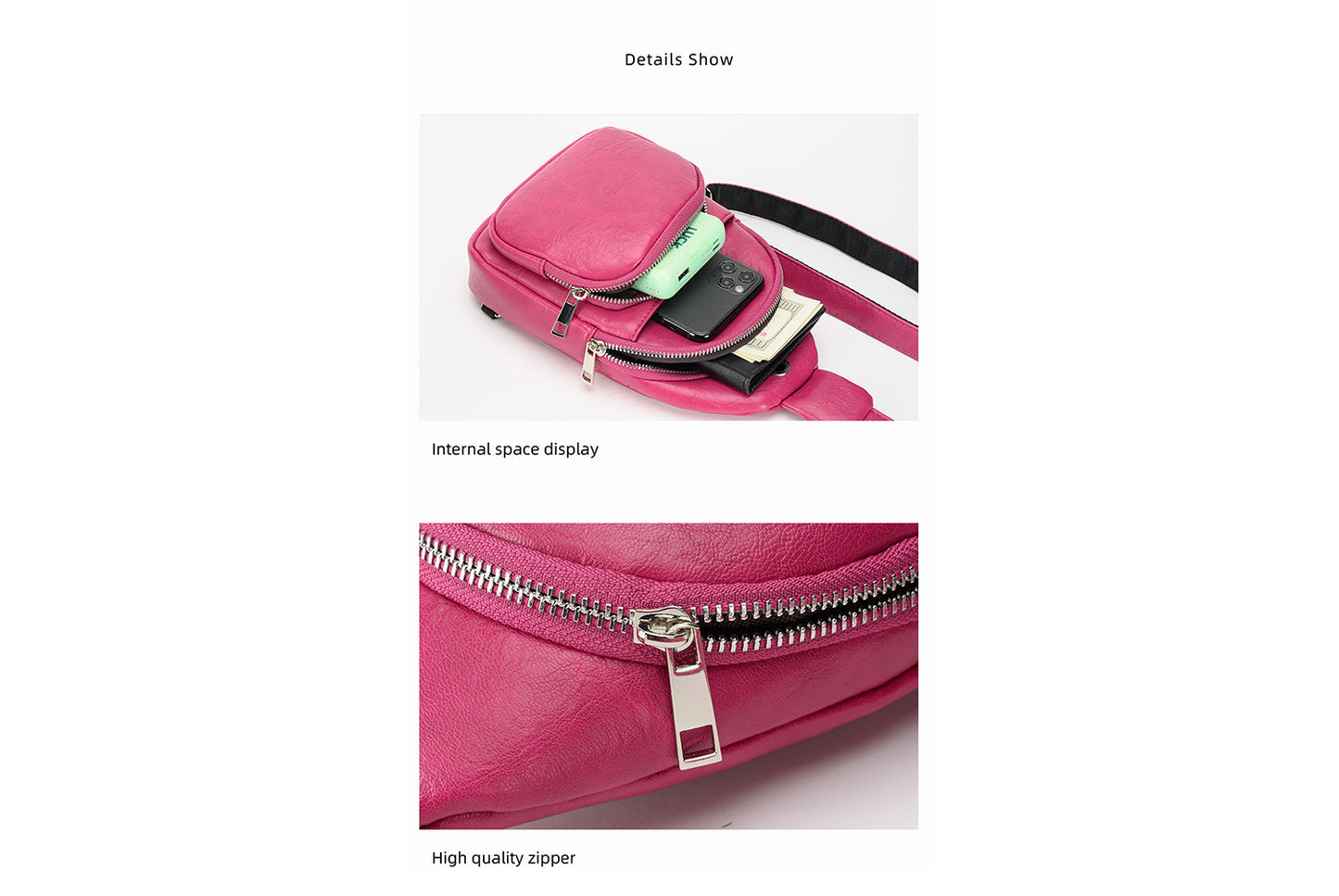 Fashionable Korean-Style Women's Chest Bag