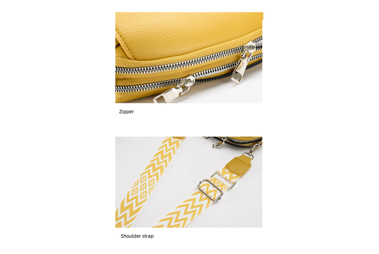 Women's Phone Bag with Litchi Texture