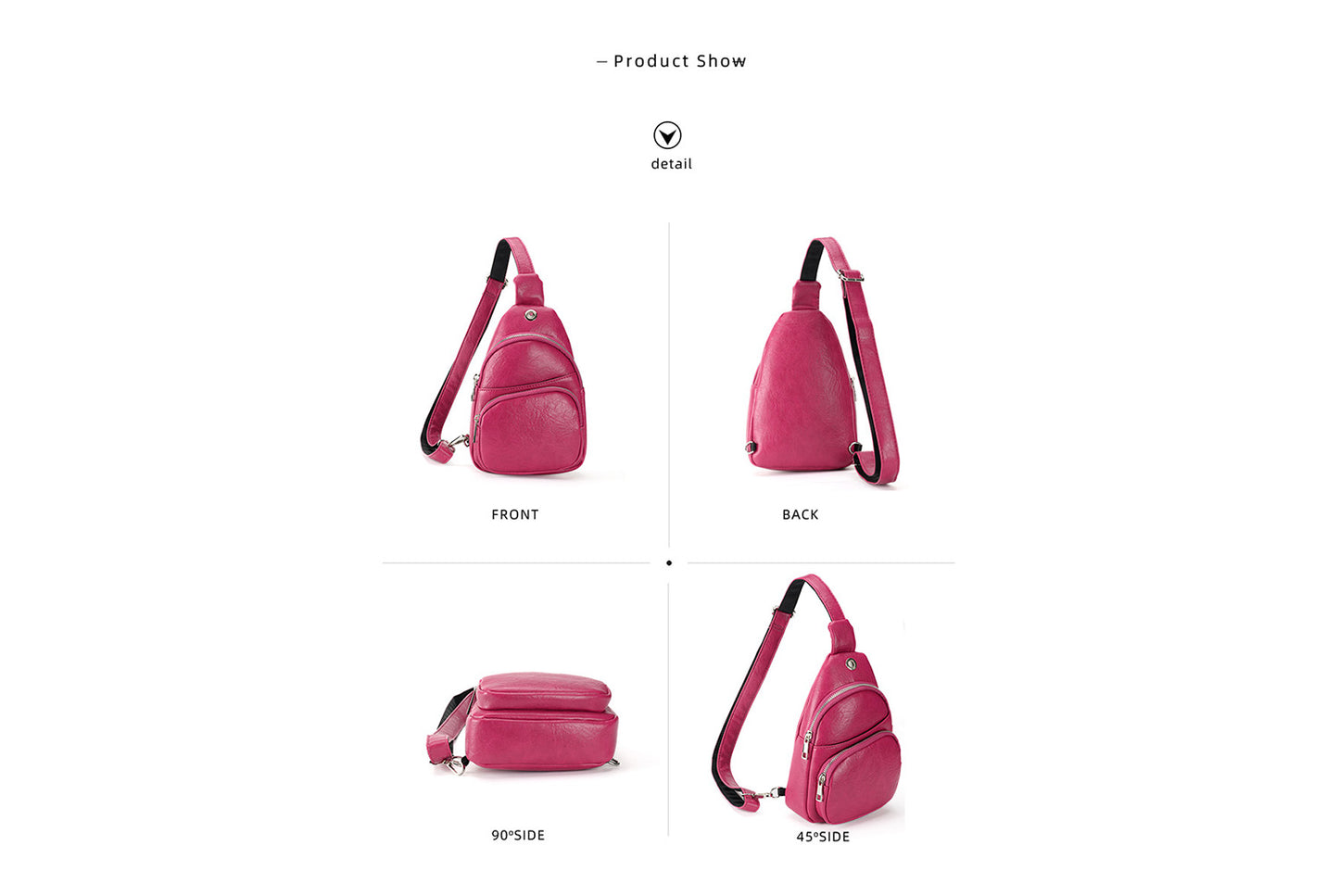 Fashionable Korean-Style Women's Chest Bag