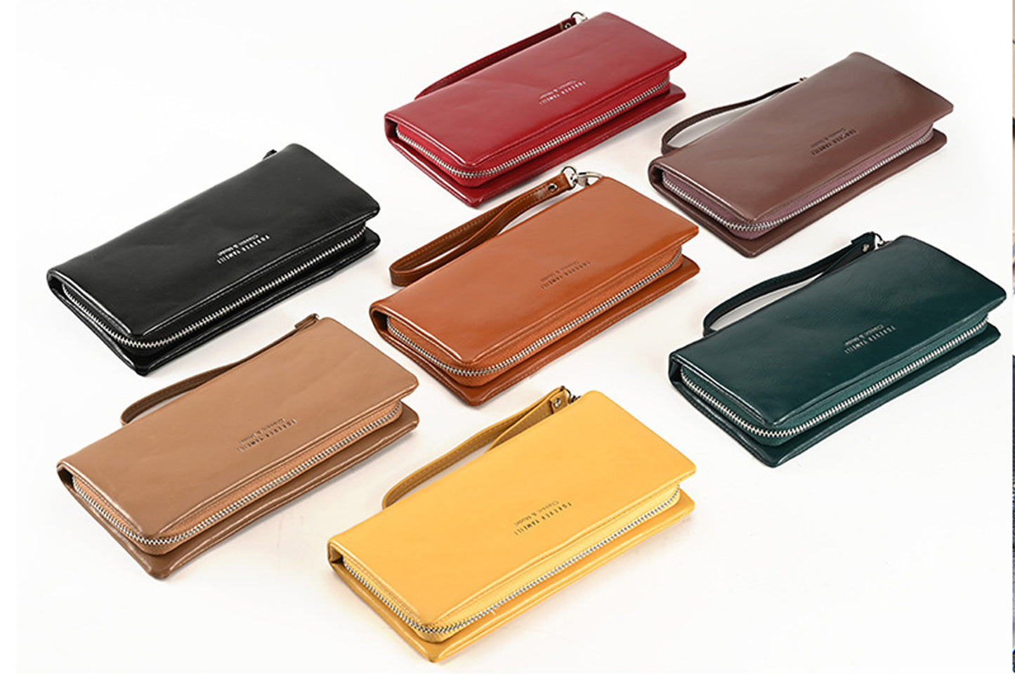 Women's Long Wallet with Stylish Zipper