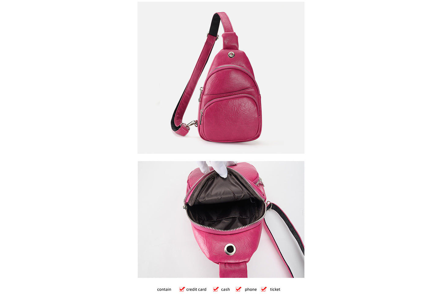 Fashionable Korean-Style Women's Chest Bag