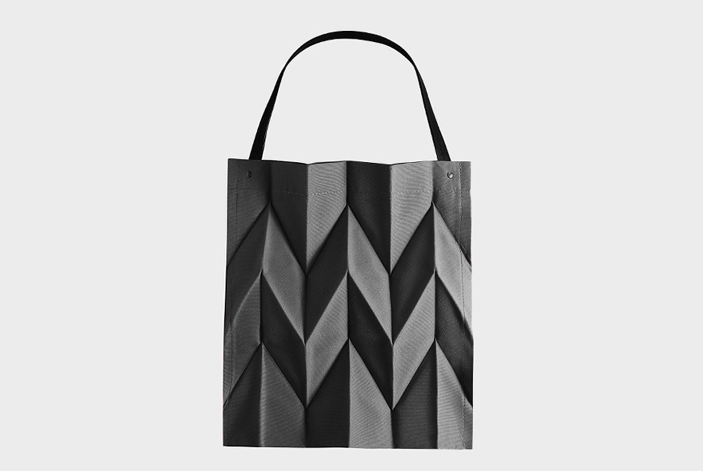 Geometric Diamond Pleated Bag