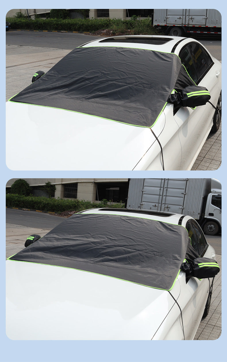 **Oxford Cloth Car Snow Cover | Windshield Antifreeze Cover**