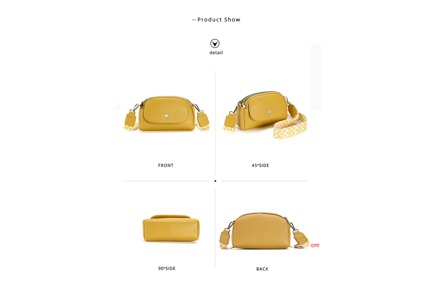 Women's Phone Bag with Litchi Texture