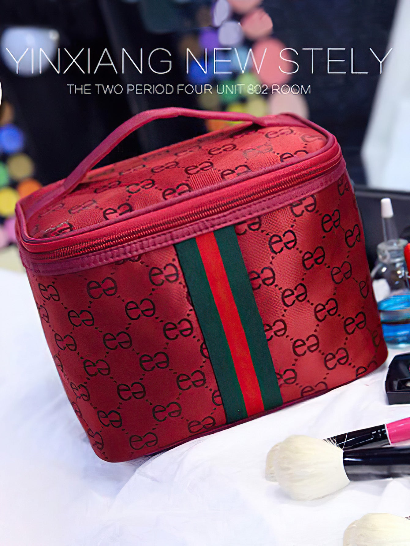 Stylish Large-Capacity PU Cosmetic Bag- 5 Colours