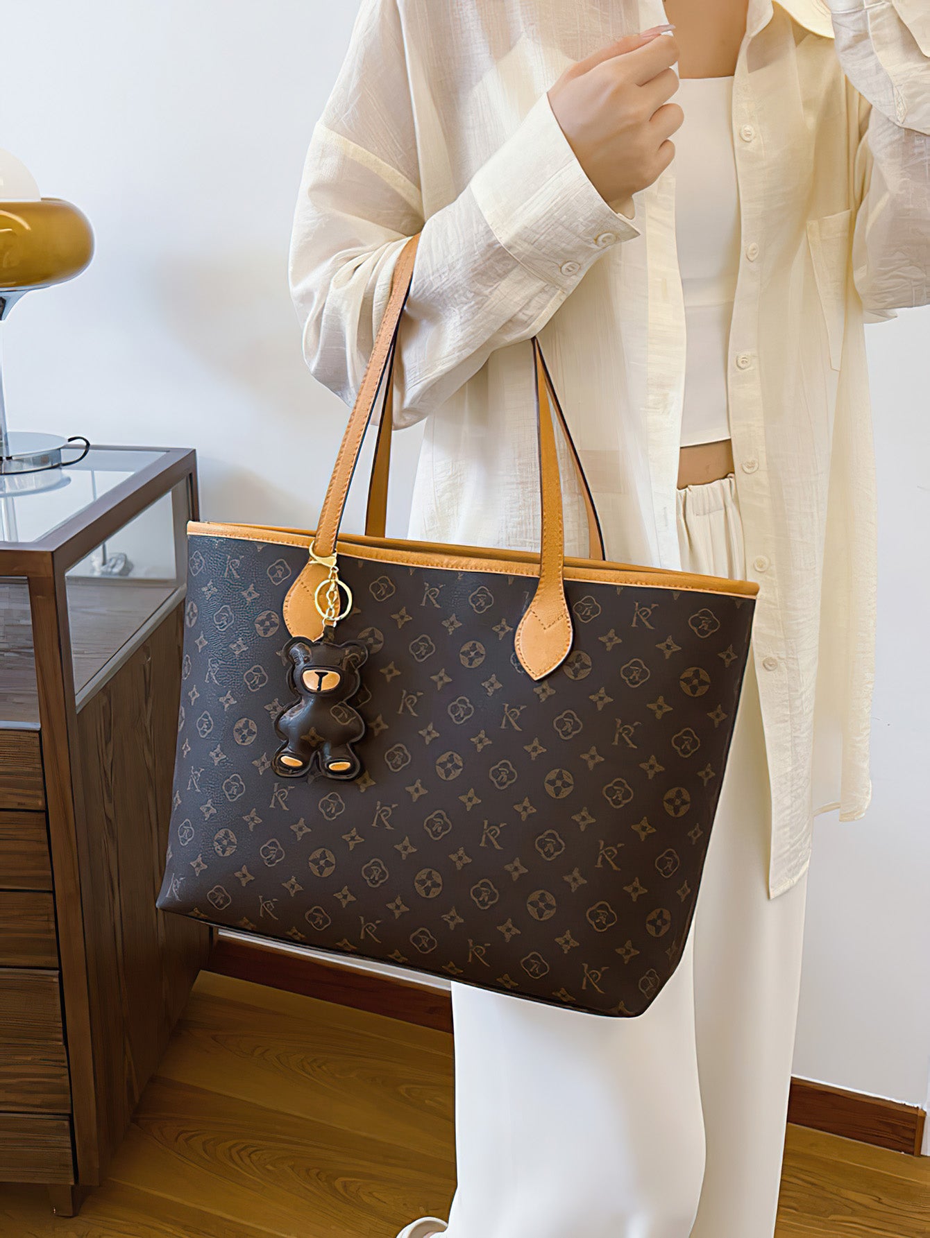 levate Your Style: Chic Spacious PU Tote Bag for Modern Women - 2 Colours