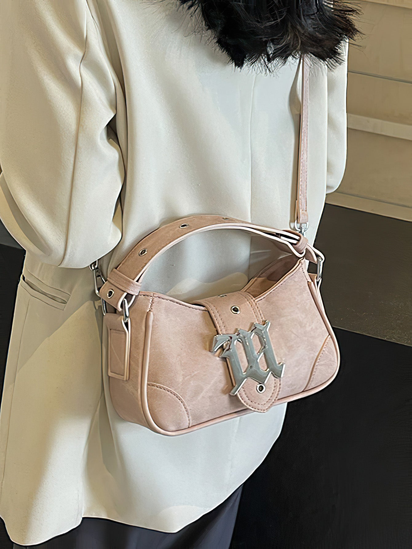 Chic Magnetic Closure Hobo Bag - 4 Colours