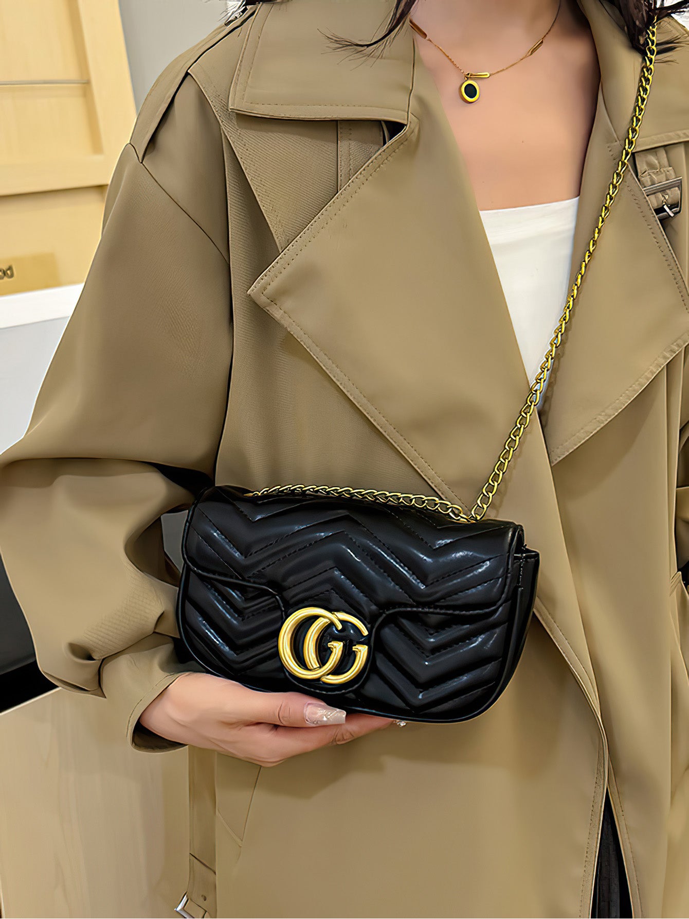 Elegant Quilted Chain Crossbody Bag – A Chic and Versatile Choice - 6 Colors