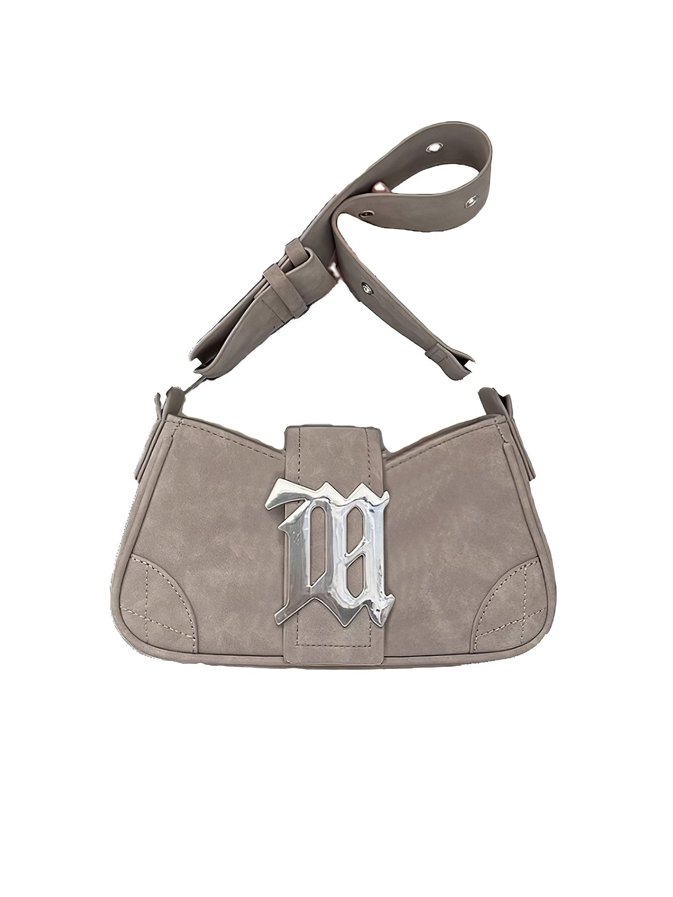 Retro Suede Baguette Bag - 2 Colours