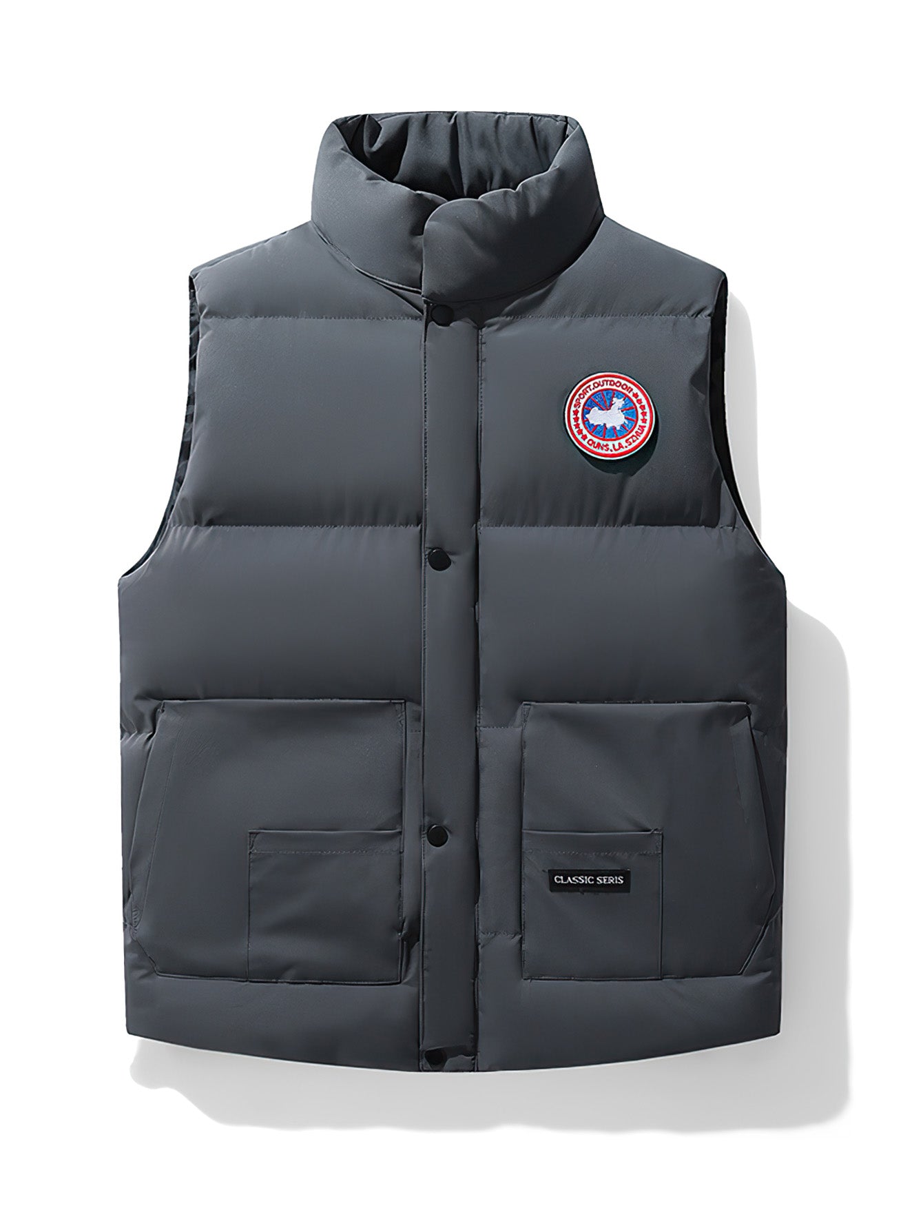 Stylish Goose Down Padded Vest – Korean Trend, Sleeveless, Warm & Comfortable