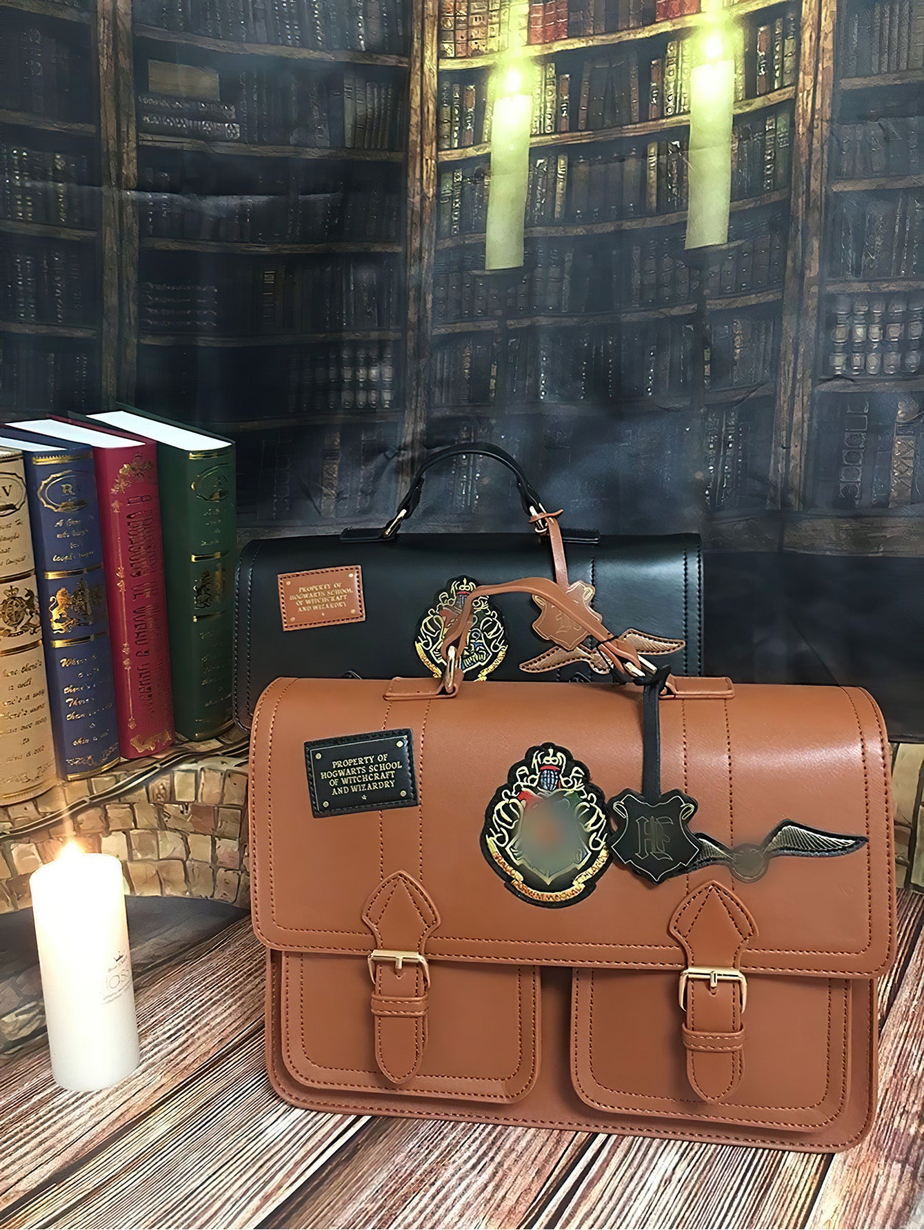 Hogwarts-Inspired British Retro Messenger Bag - 2 Colours
