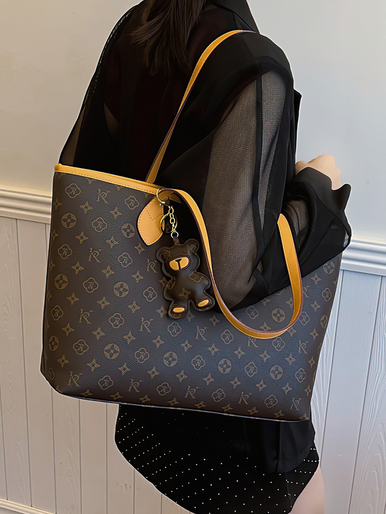 levate Your Style: Chic Spacious PU Tote Bag for Modern Women - 2 Colours