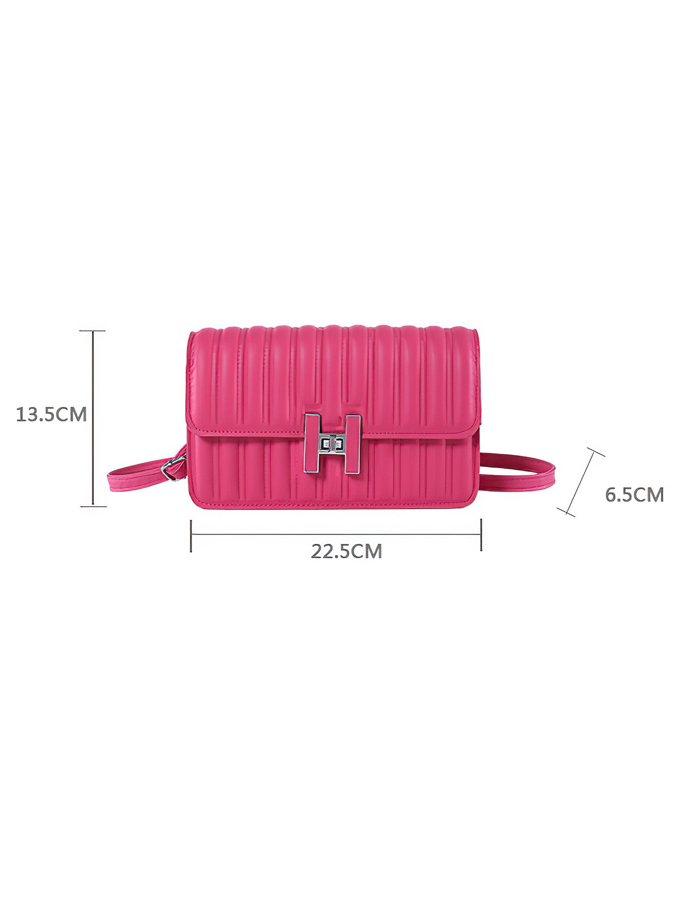 Pure-Color Street-Chic Crossbody Bag - 5 Colours