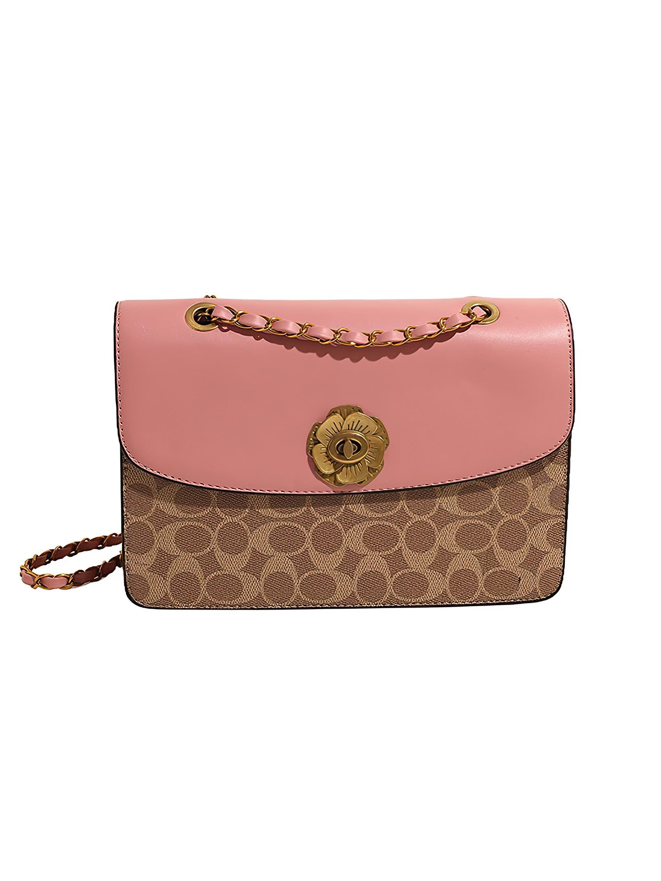 Classic Camellia Floral Women's Crossbody Chain Bag - 6 Colours