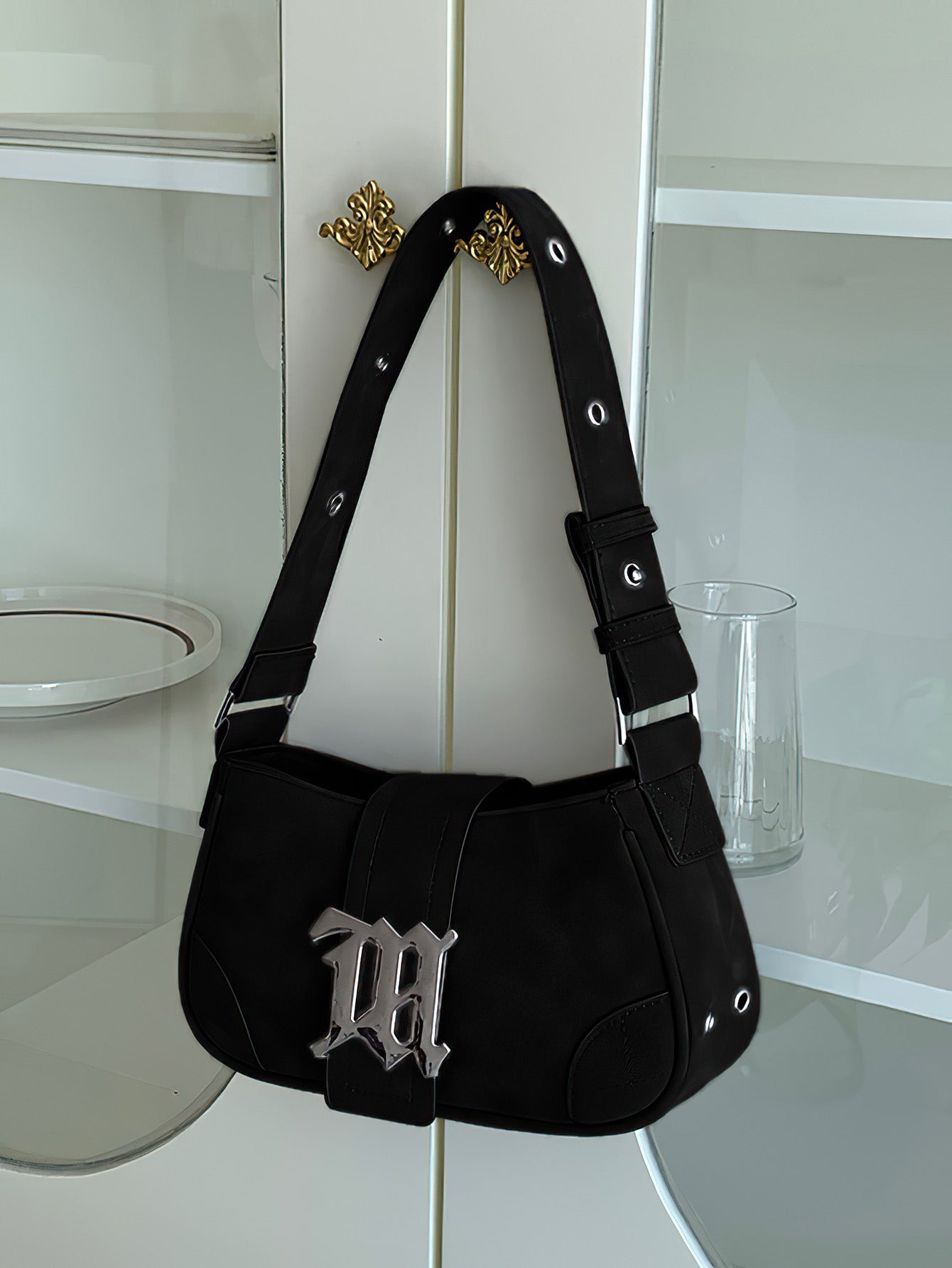 Retro Suede Baguette Bag - 2 Colours