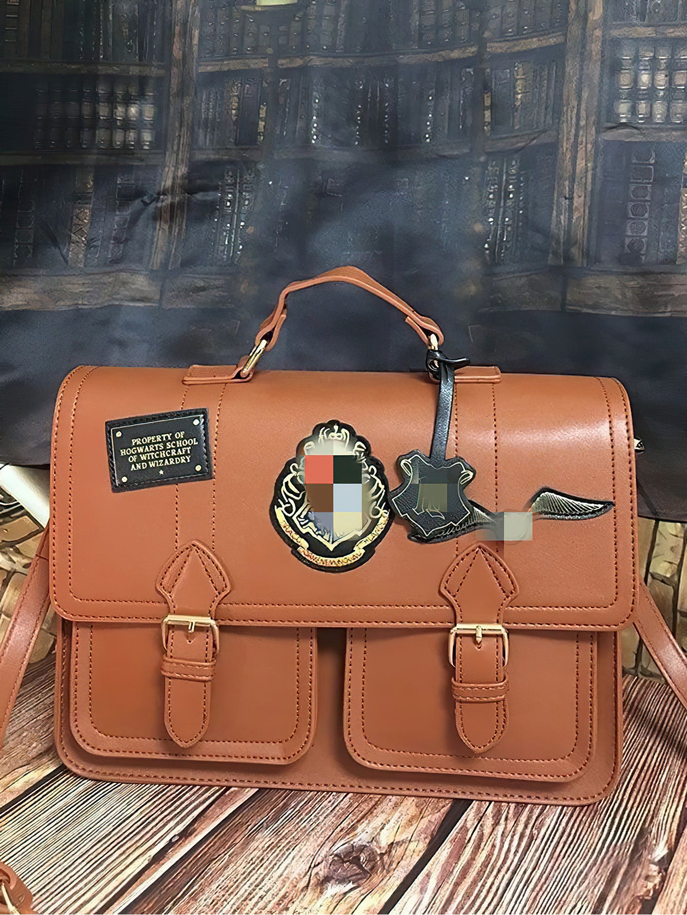Hogwarts-Inspired British Retro Messenger Bag - 2 Colours