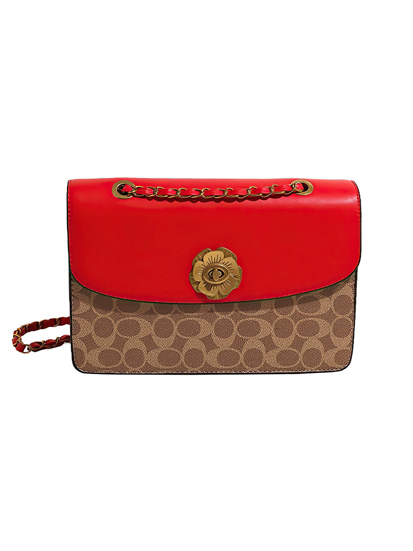 Classic Camellia Floral Women's Crossbody Chain Bag - 6 Colours