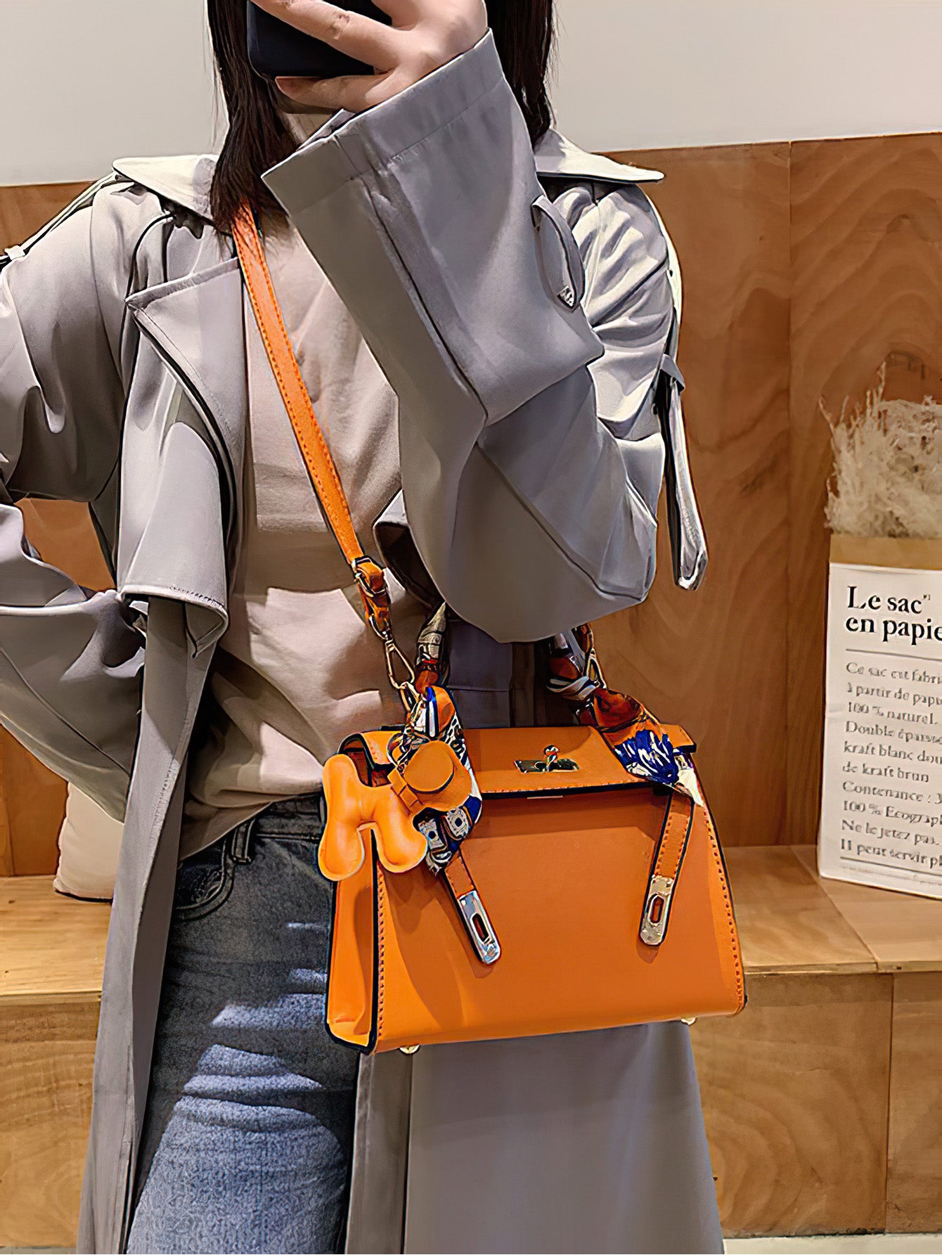 Timeless Kelly Bag: Chic Spacious PU Tote for Everyday Elegance - 12 Colours (Medium size)