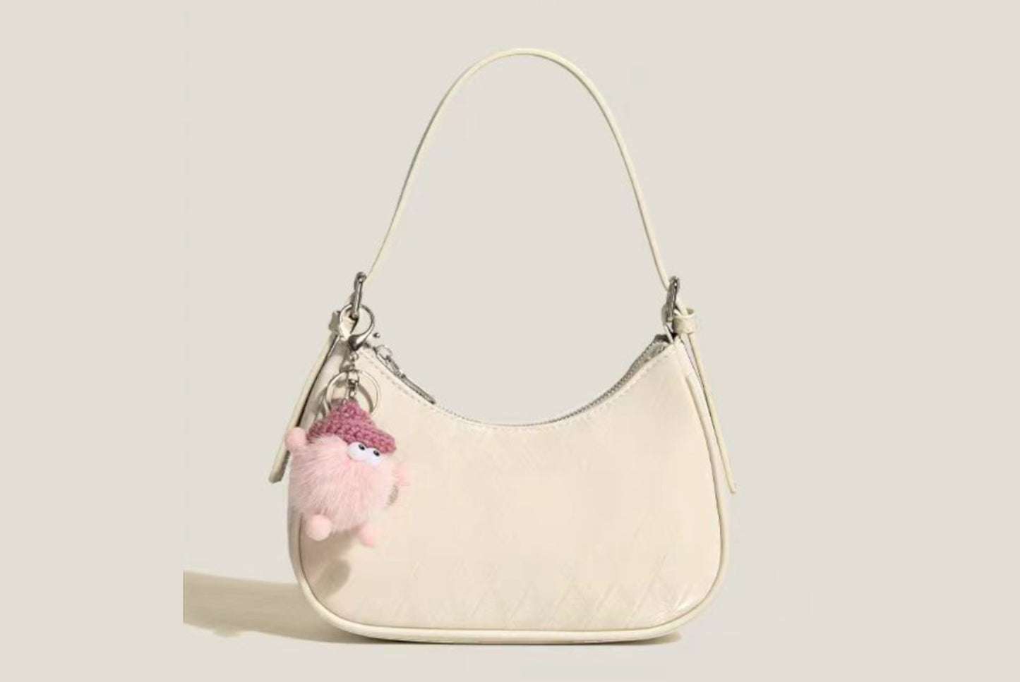 Versatile Crescent-Shaped Shoulder/Crossbody Bag for Women