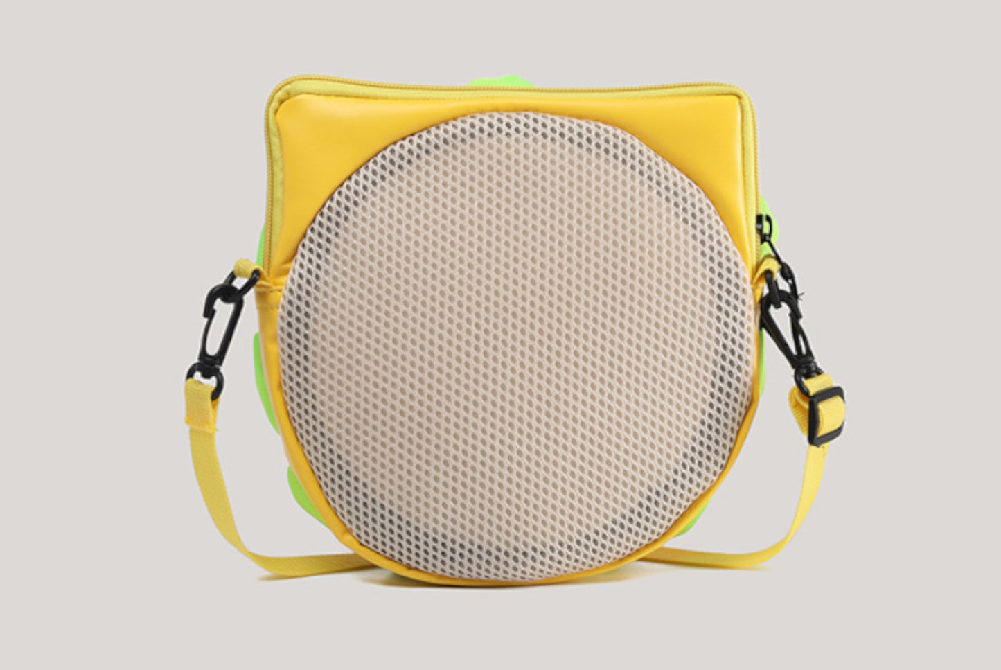 Japanese Cartoon Cheese Hamburger Crossbody Bag