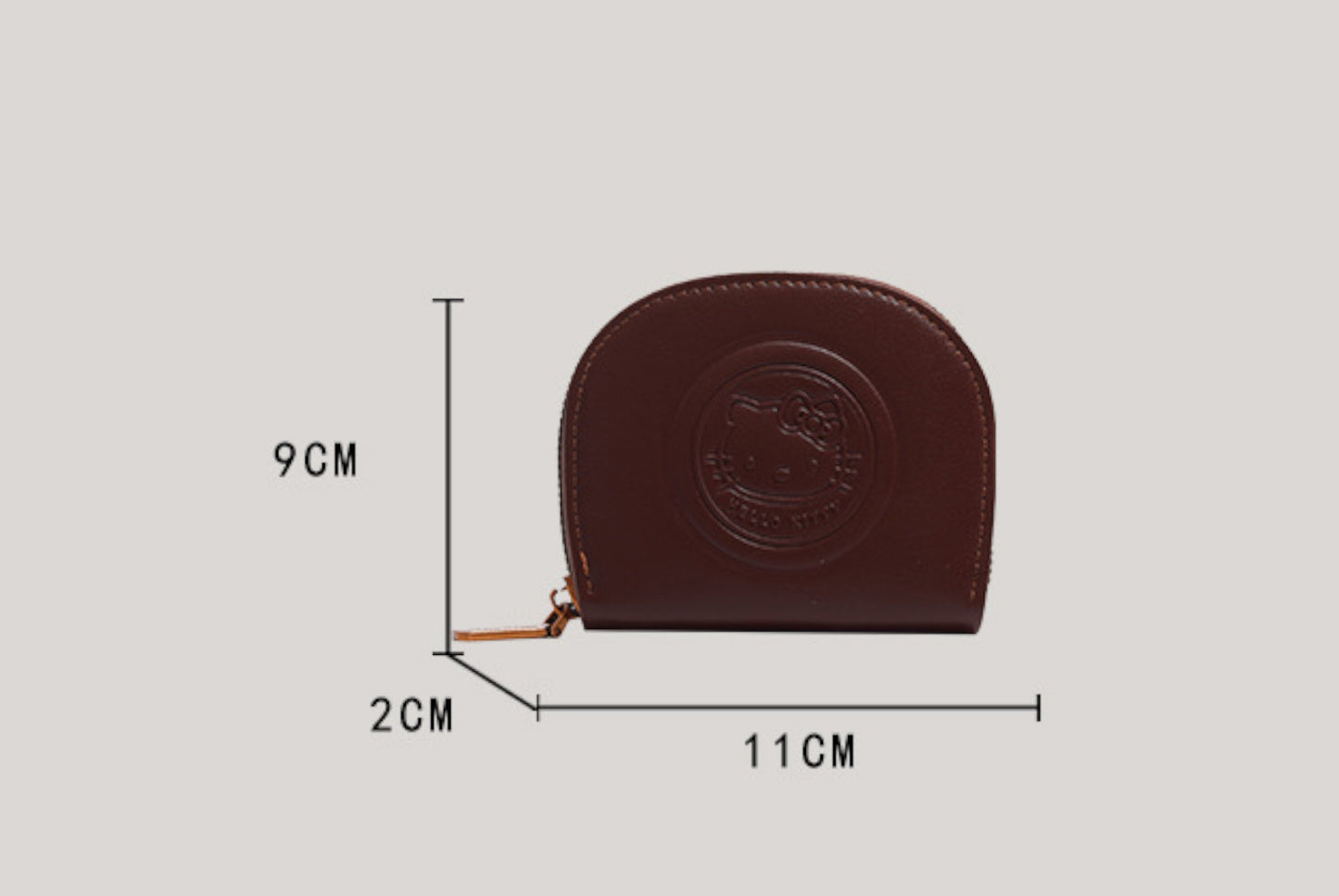 Coin Organizer, Simple and Lightweight Zippered