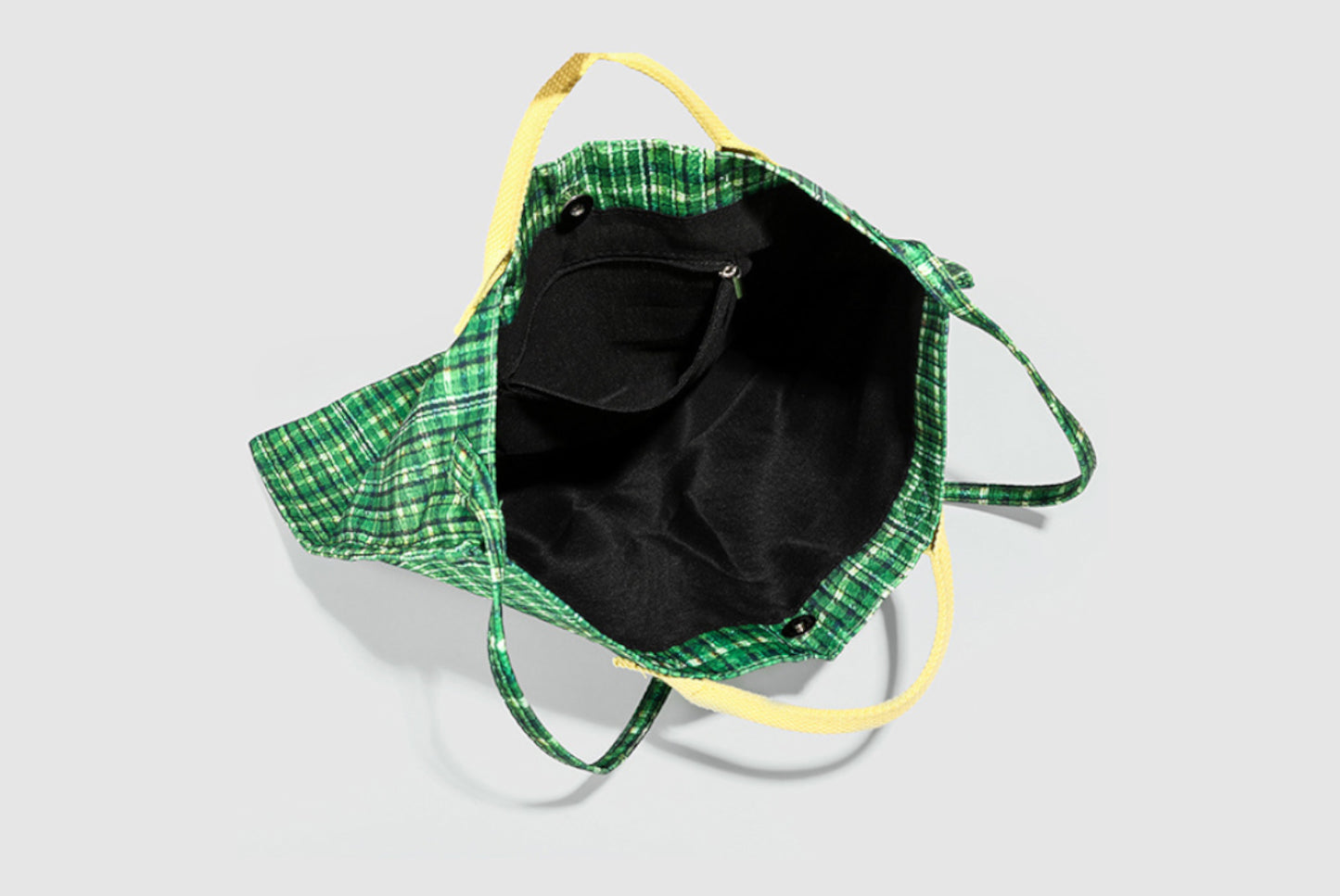 **Colorful Striped Commuter Tote Canvas Bag**