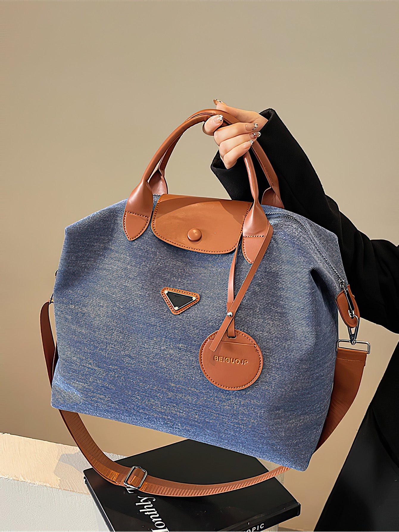 Denim Travel Tote Bag – 3 Colours