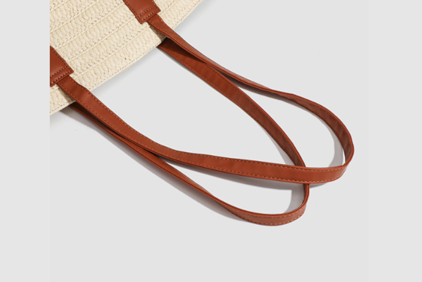 Large-Capacity Straw Tote Bag for Women