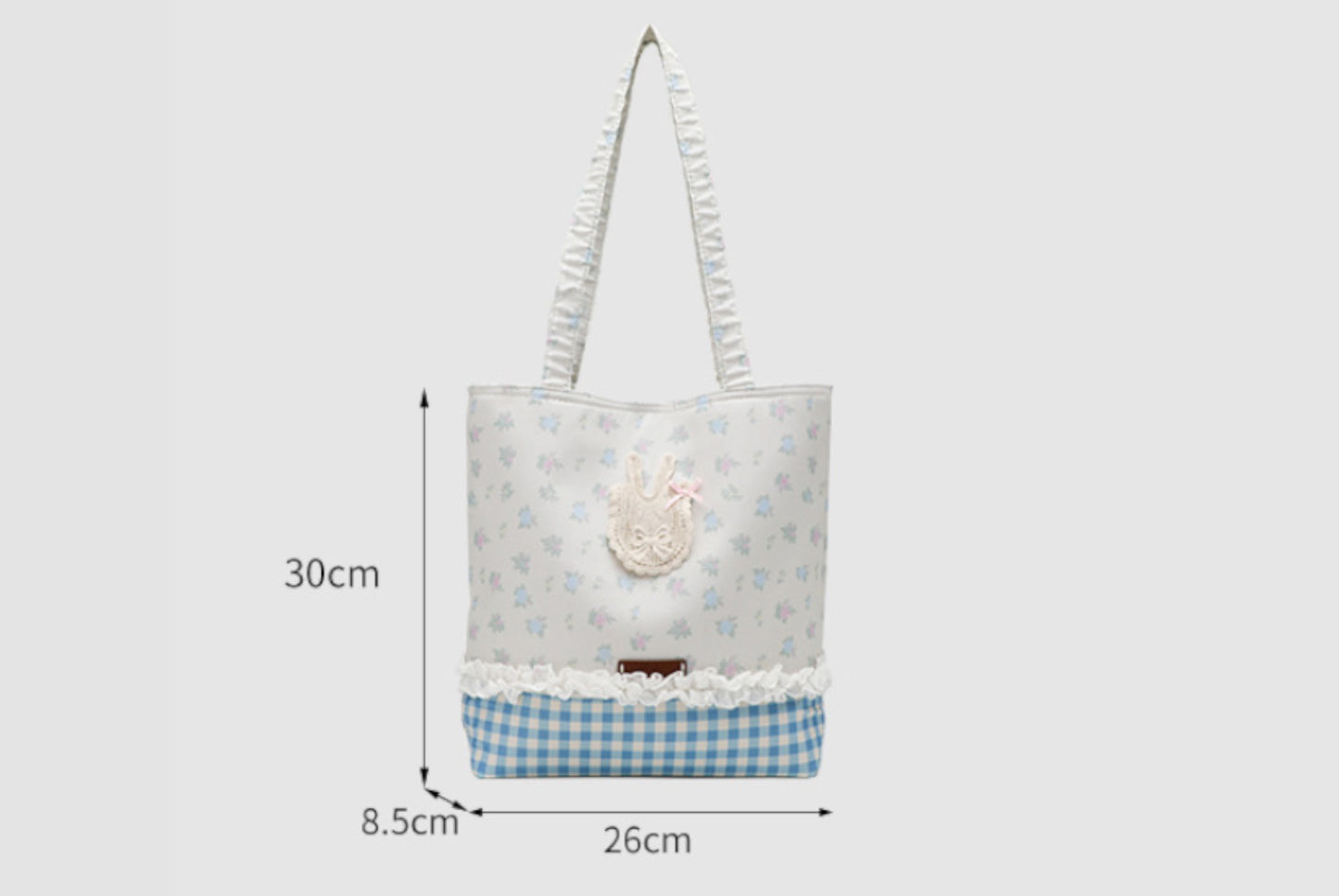 Versatile Printed Patchwork Underarm Bag