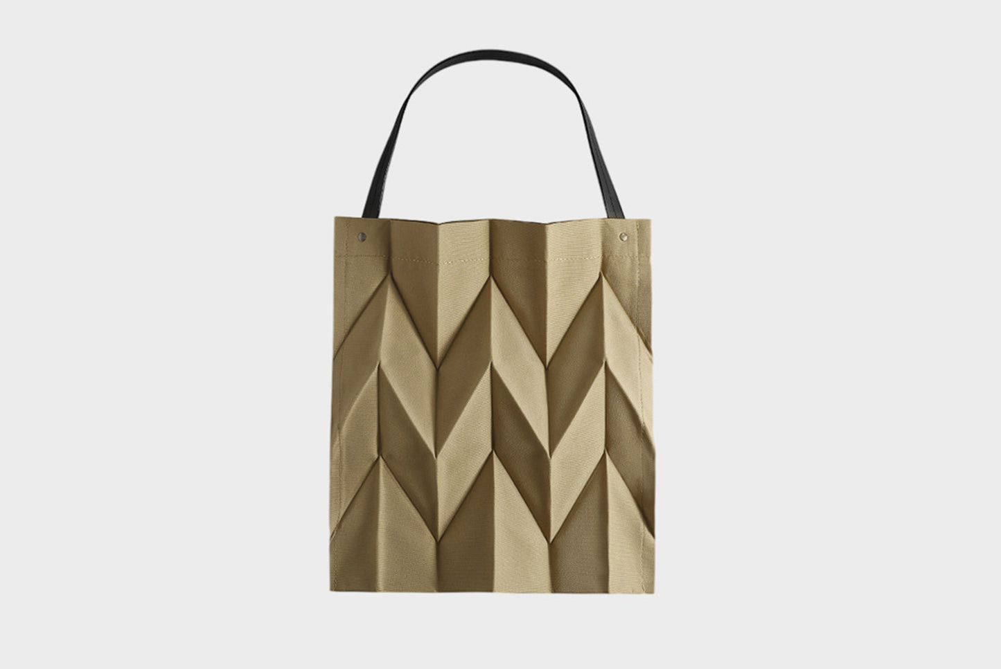 Geometric Diamond Pleated Bag
