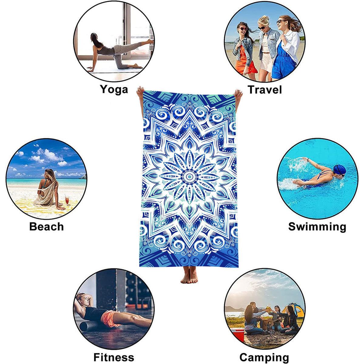 # Printed Beach Towel