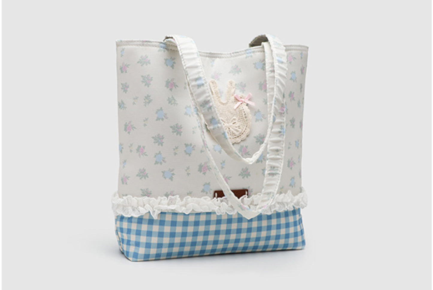 Versatile Printed Patchwork Underarm Bag