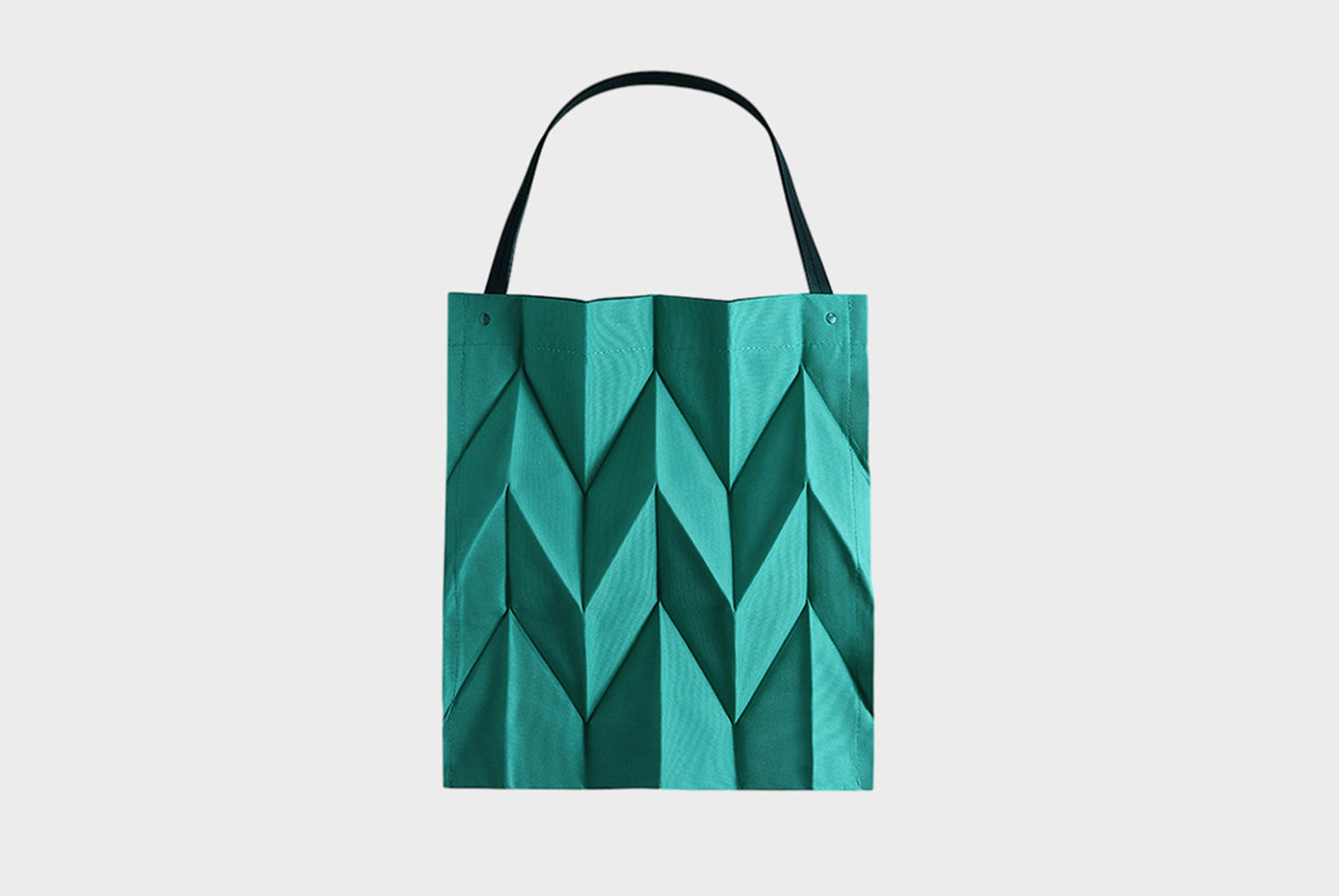 Geometric Diamond Pleated Bag