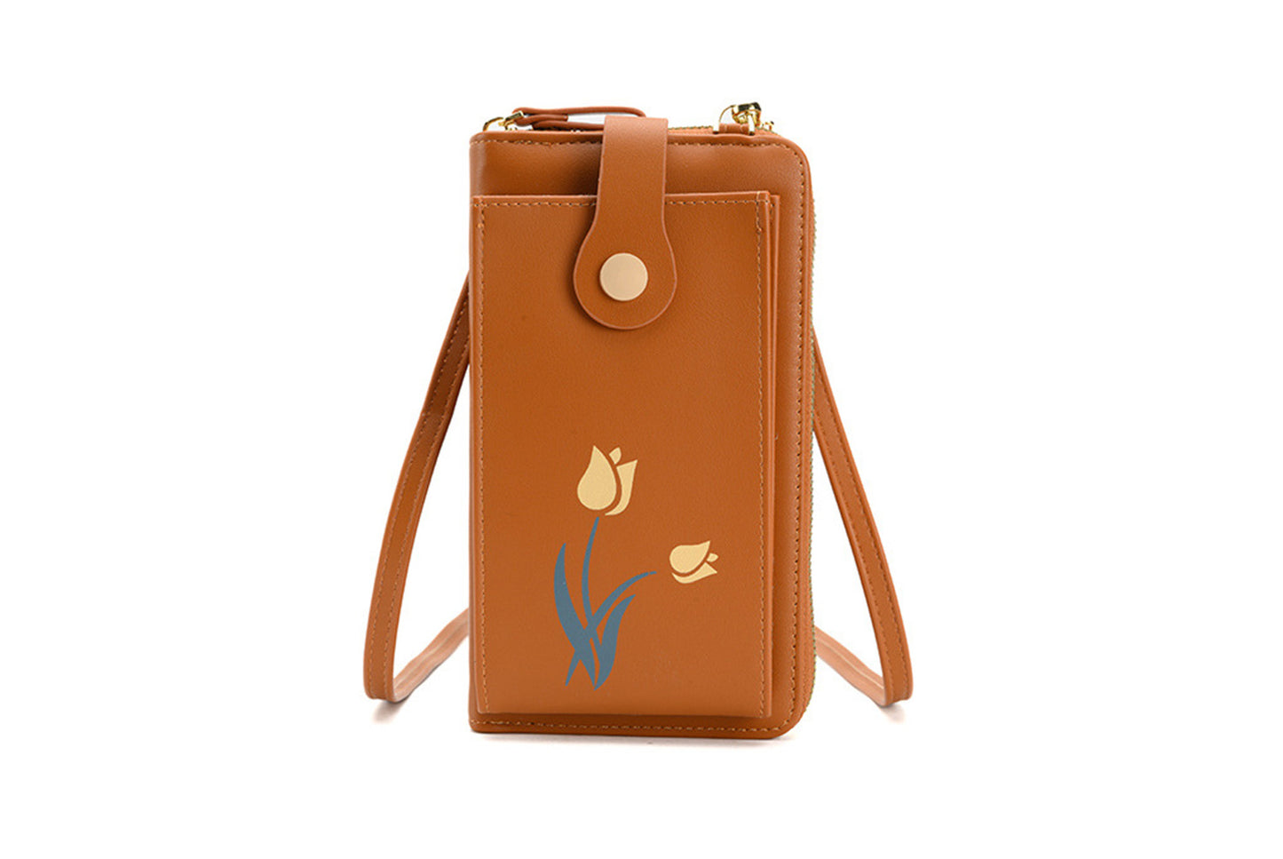 Flower Mini Vertical Phone Bag