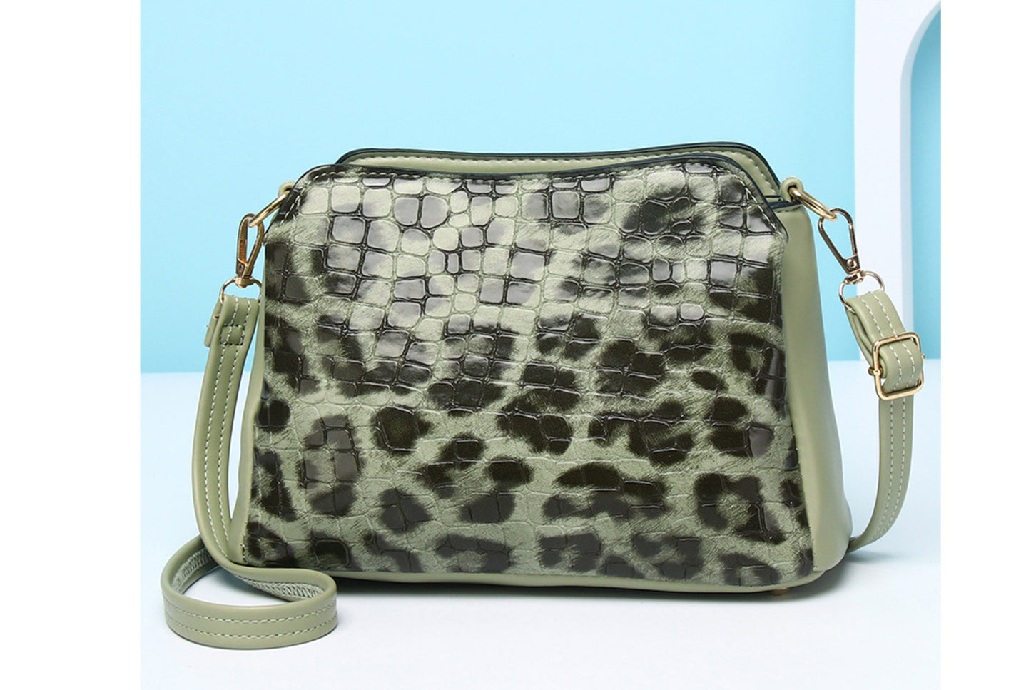 Stone-Painted Zippered Bag