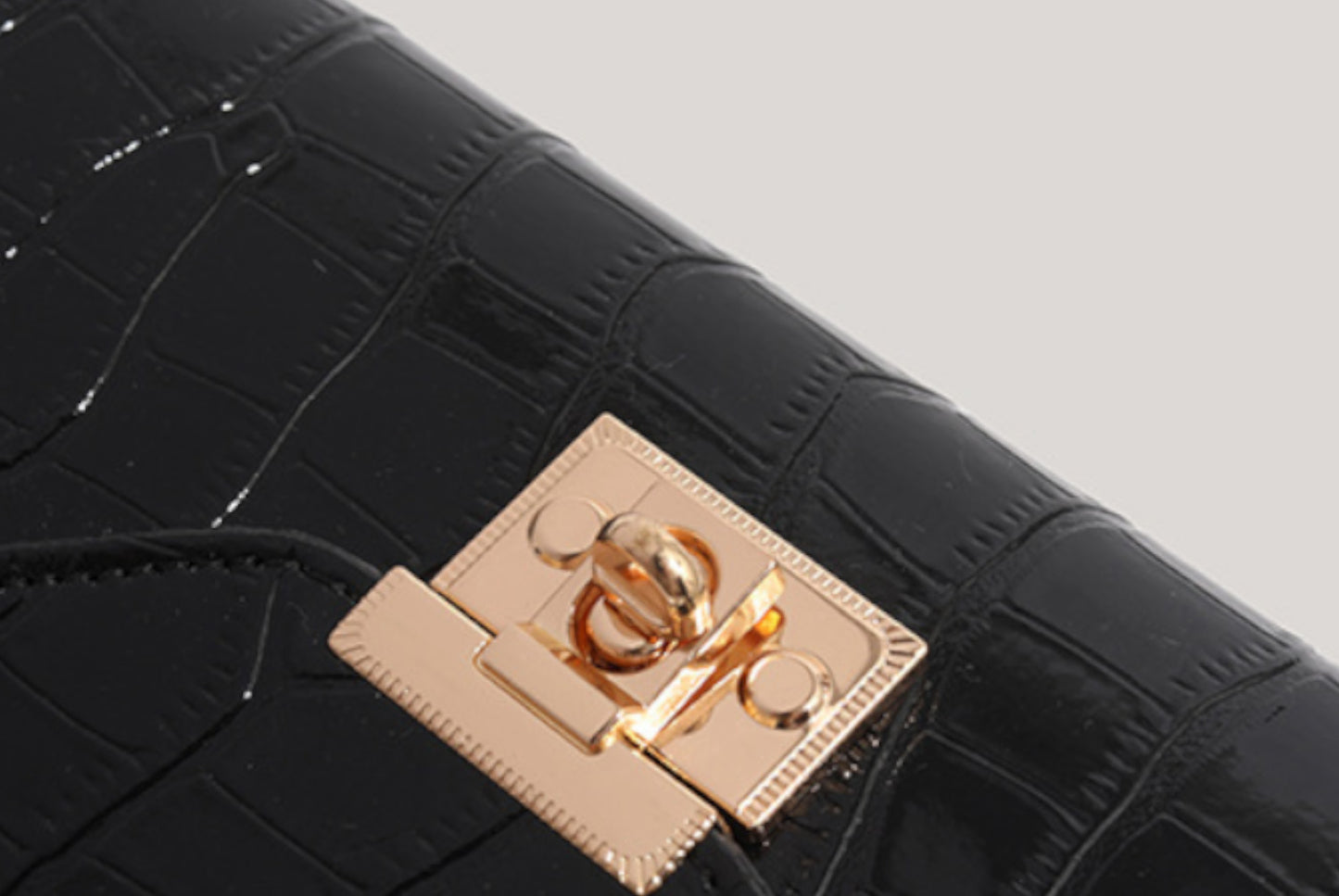 Casual Retro Crossbody Shoulder Bag (Black)**