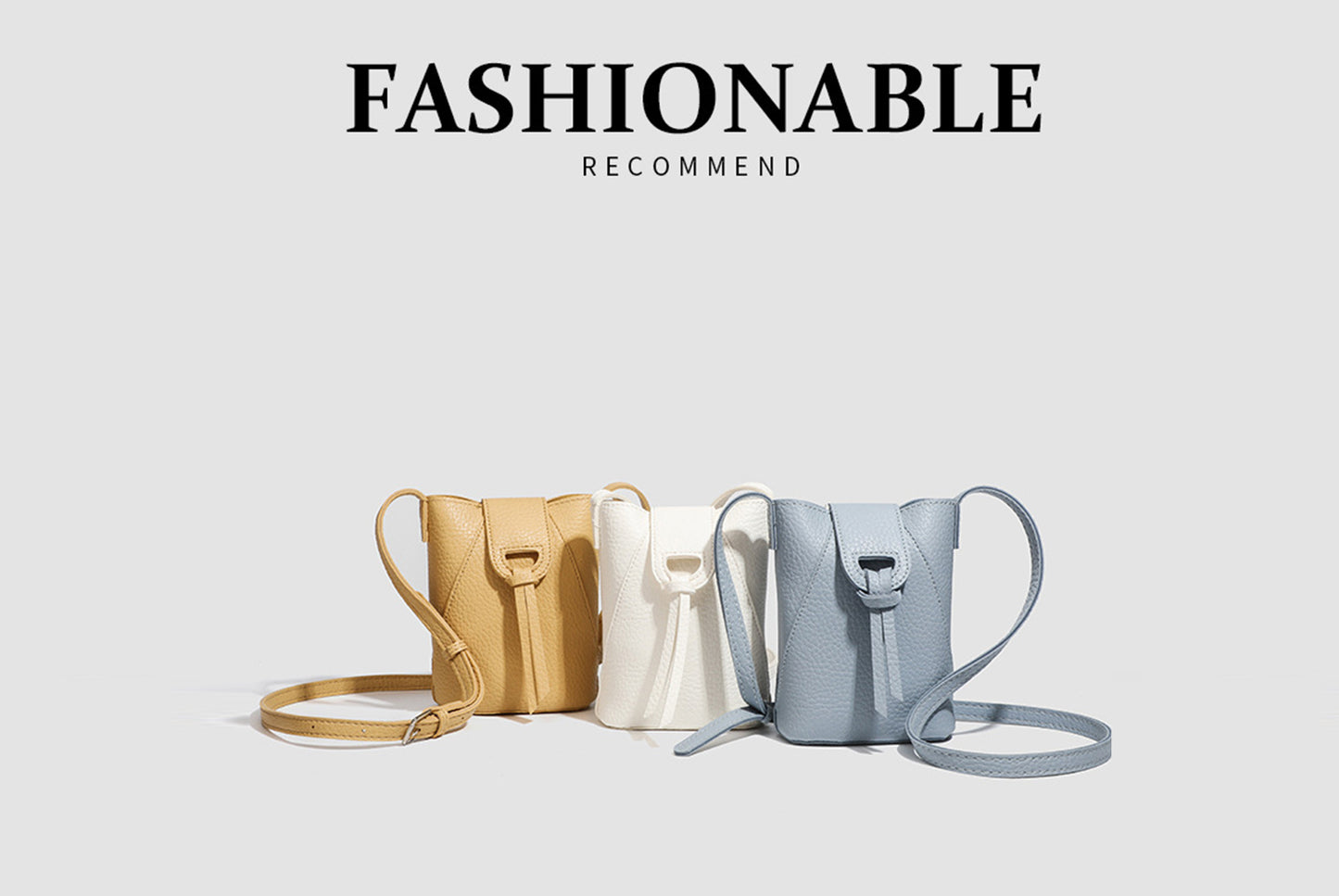 Stylish and versatile shoulder and crossbody bucket bag