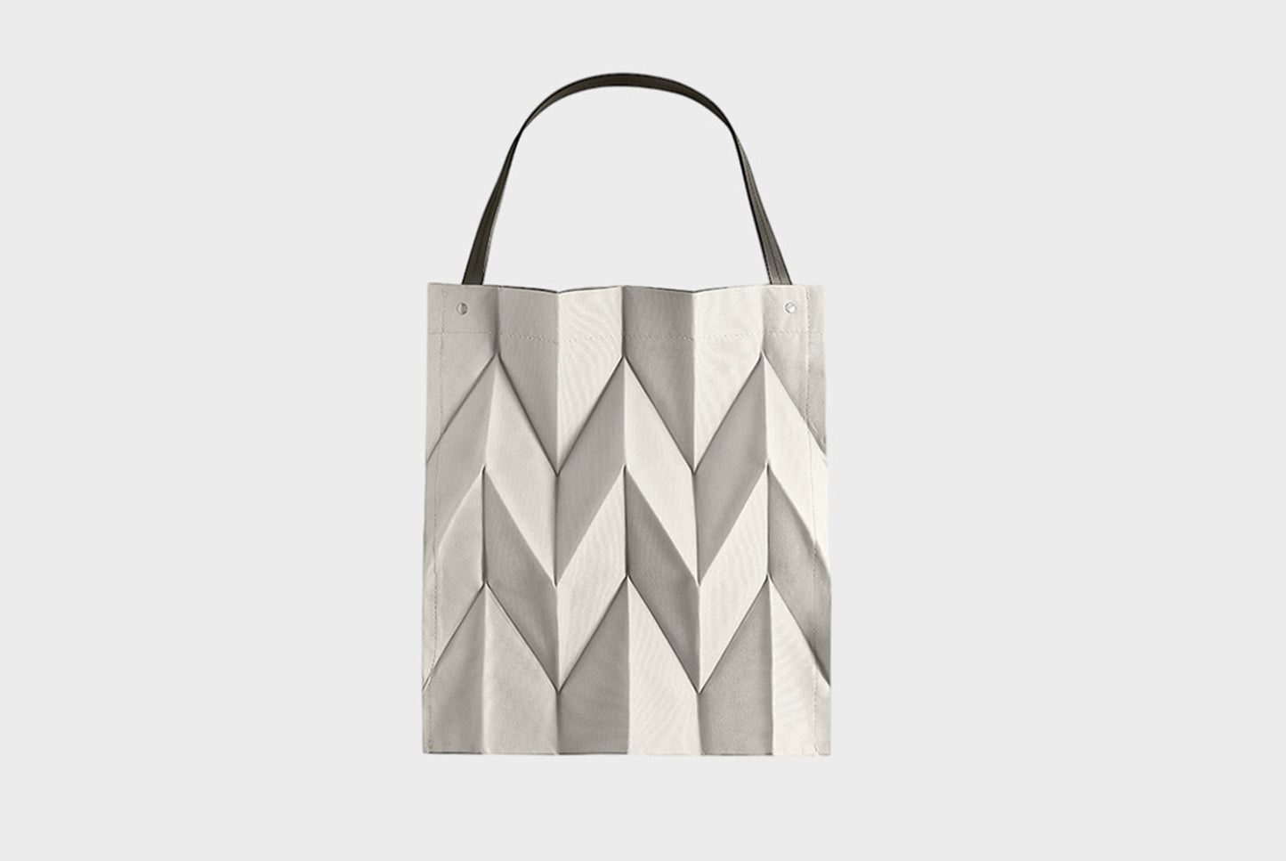 Geometric Diamond Pleated Bag