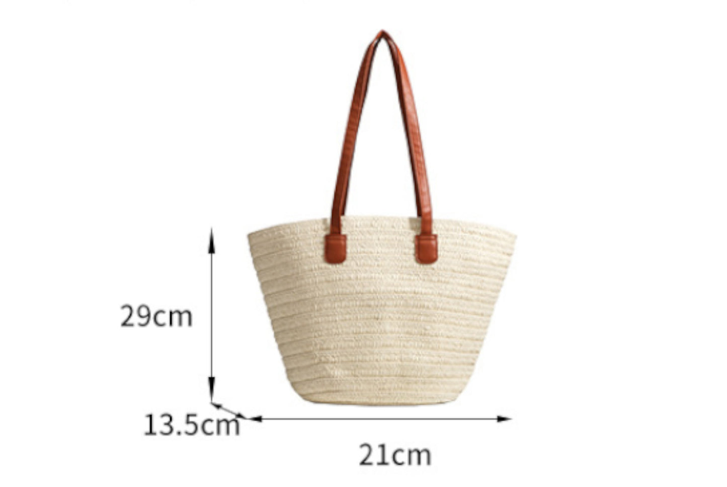 Large-Capacity Straw Tote Bag for Women